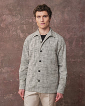 Cotton Fleck Capri Overshirt