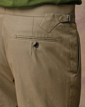 Sage Green Cotton Trousers