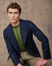 Navy Ultra-Light Unstructured Blazer