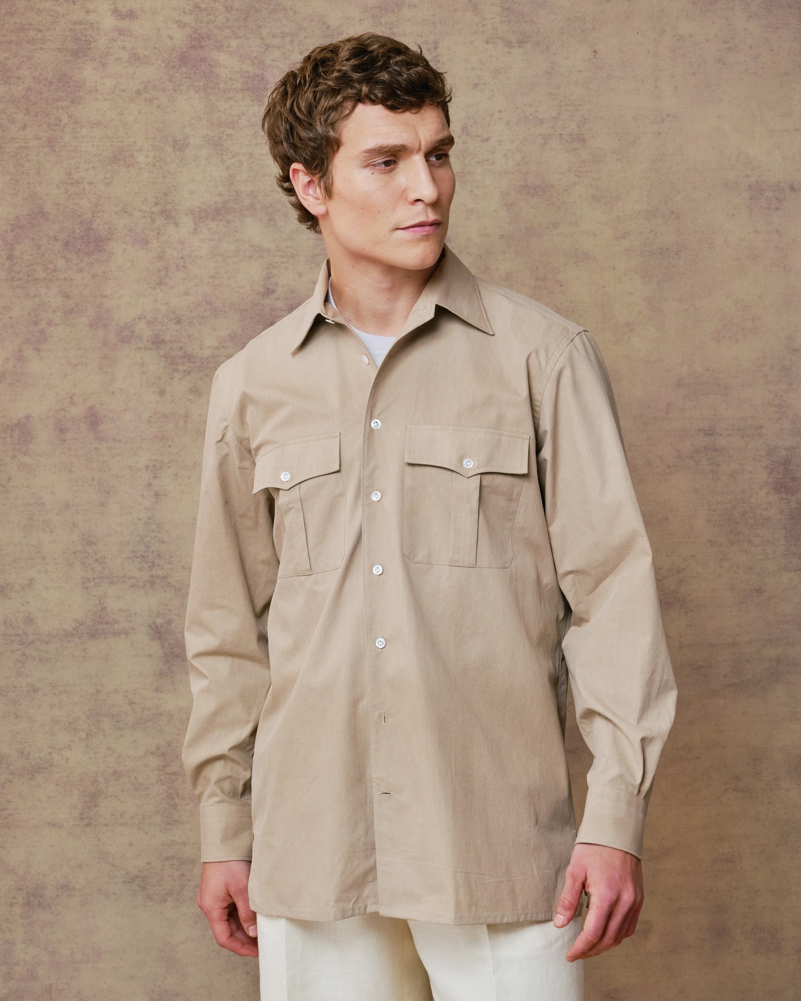 Peach Loose Fit Shirt