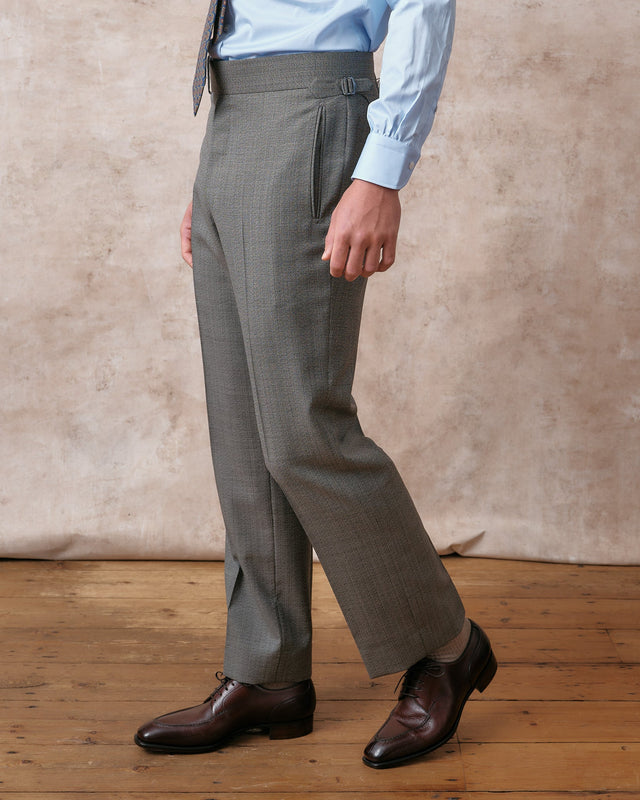 Grey Micro Classic Trousers