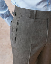Grey Micro Classic Trousers