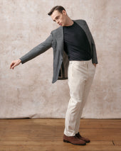 Grey Geometric Unstructured Jacket