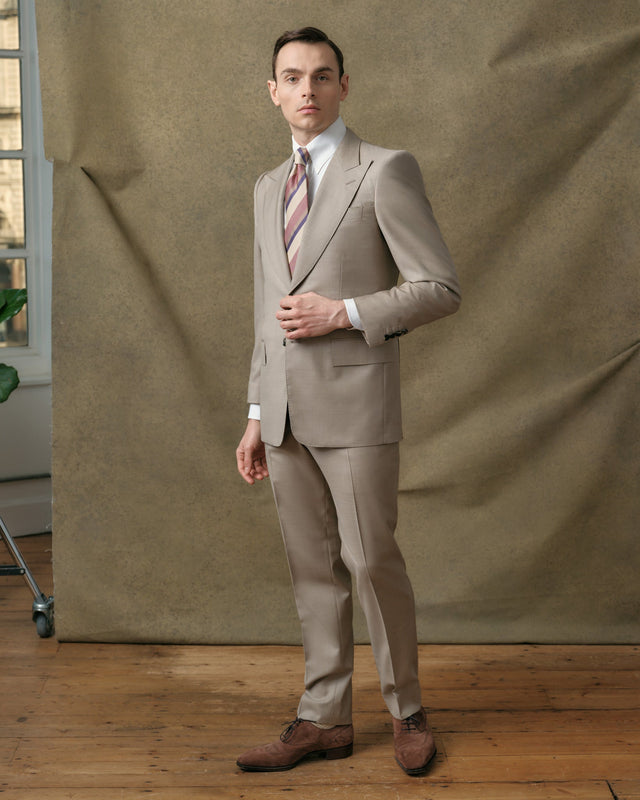Biscuit Contemporary Suit