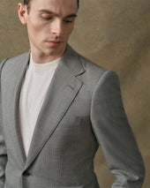 Beige Geometric Jacket