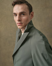 Sage Green Raglan Shower-Proof Coat