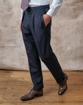 Navy and Red Stripe Heritage Suit