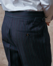 Navy and Red Stripe Heritage Trousers