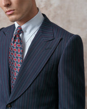 Navy and Red Stripe Heritage Suit