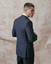 Navy and Red Stripe Heritage Suit
