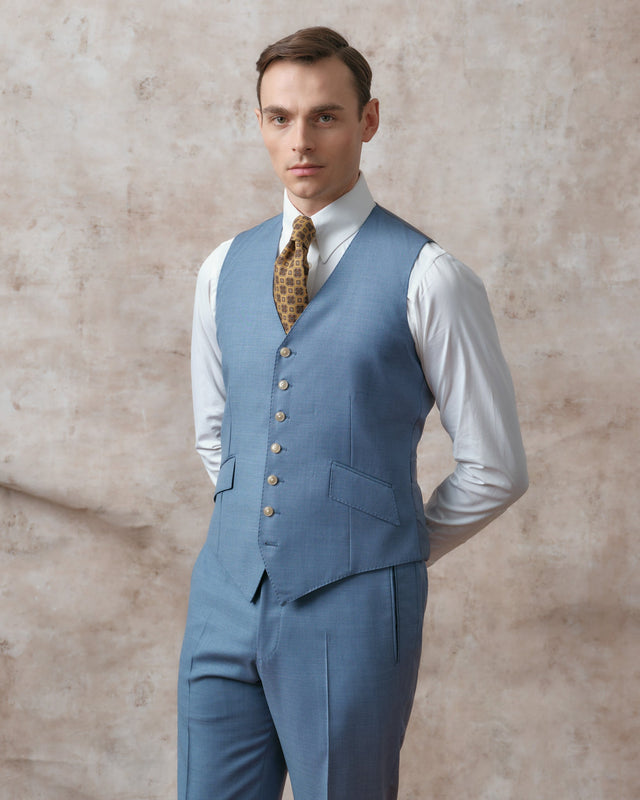 Sky Blue Waistcoat