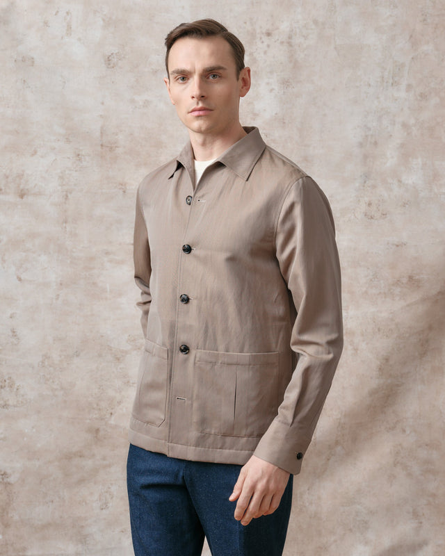 Sepia Capri Collar Overshirt
