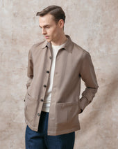 Sepia Capri Collar Overshirt