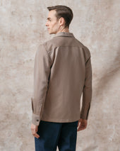 Sepia Capri Collar Overshirt