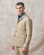 Sand Cotton Chore Jacket