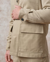 Sand Cotton Chore Jacket