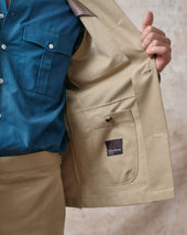 Sand Cotton Chore Jacket