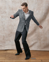 Grey Herringbone Jacket