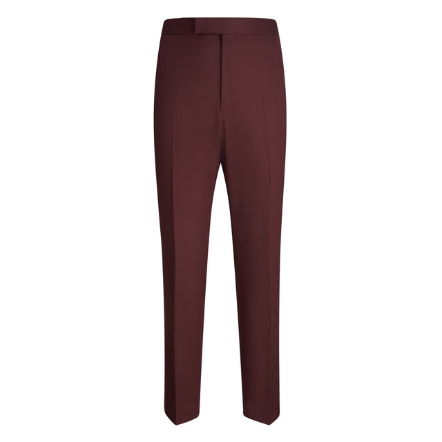 Maroon Contemporary Trousers