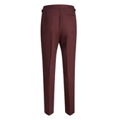 Maroon Contemporary Trousers