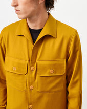 Flannel Capri Collar Over Shirt