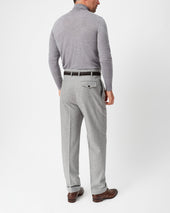 Silver Flannel Hollywood Trousers