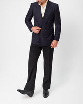 Midnight Micro Triangle Double-Breasted Jacket