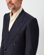 Midnight Micro Triangle Double-Breasted Jacket