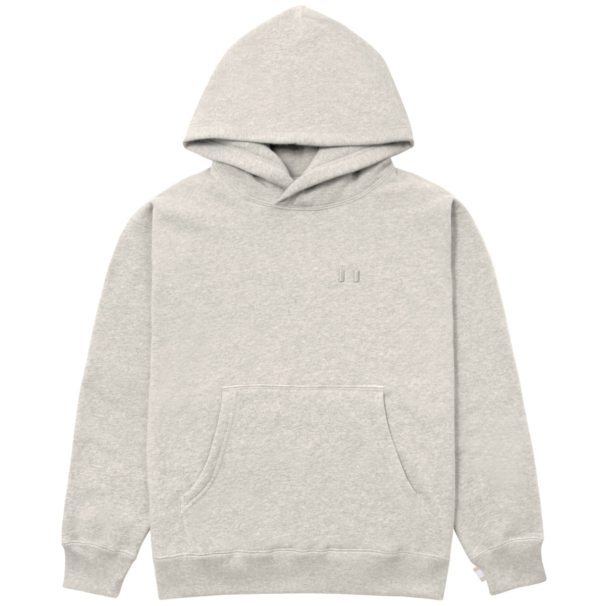 Flag Fleece Hoodie Eggshell Unisex