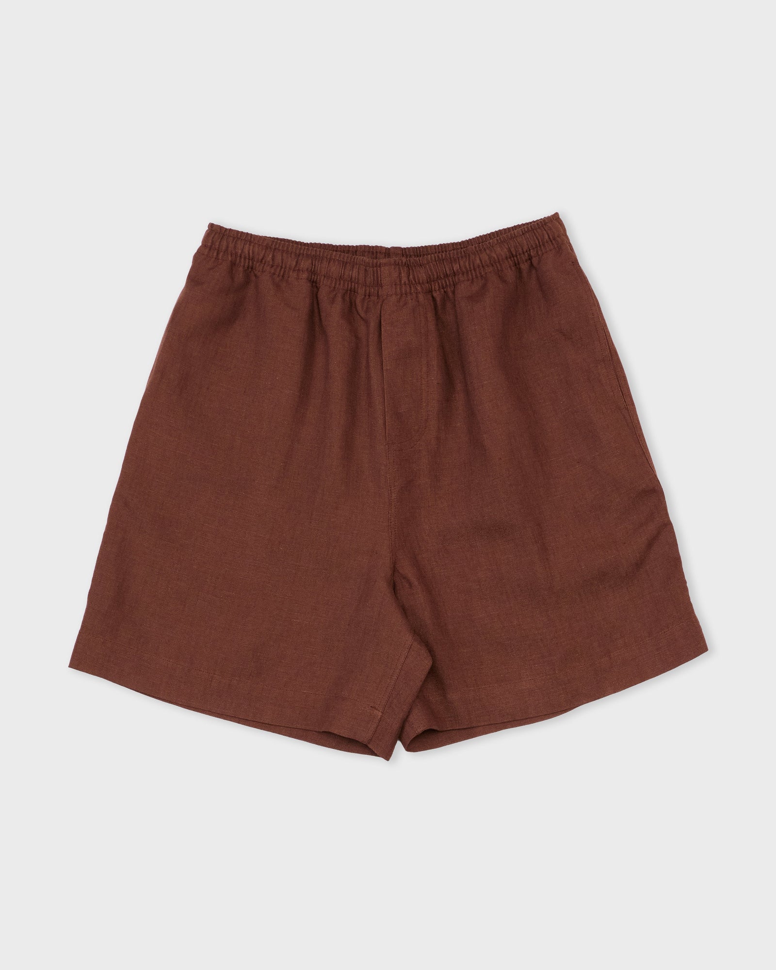 Elastic Shorts Mahogany