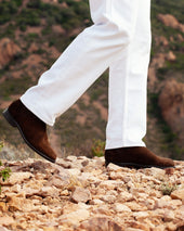 Elfvik Dark Brown Suede