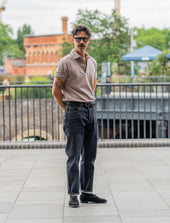 E5 Relaxed Tapered Indigo 14oz Japanese Raw Selvedge Mens Jeans
