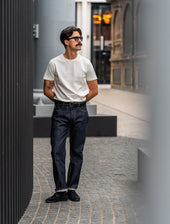 NW1 Relaxed Heritage Indigo 14oz Japanese Raw Selvedge Mens Jeans