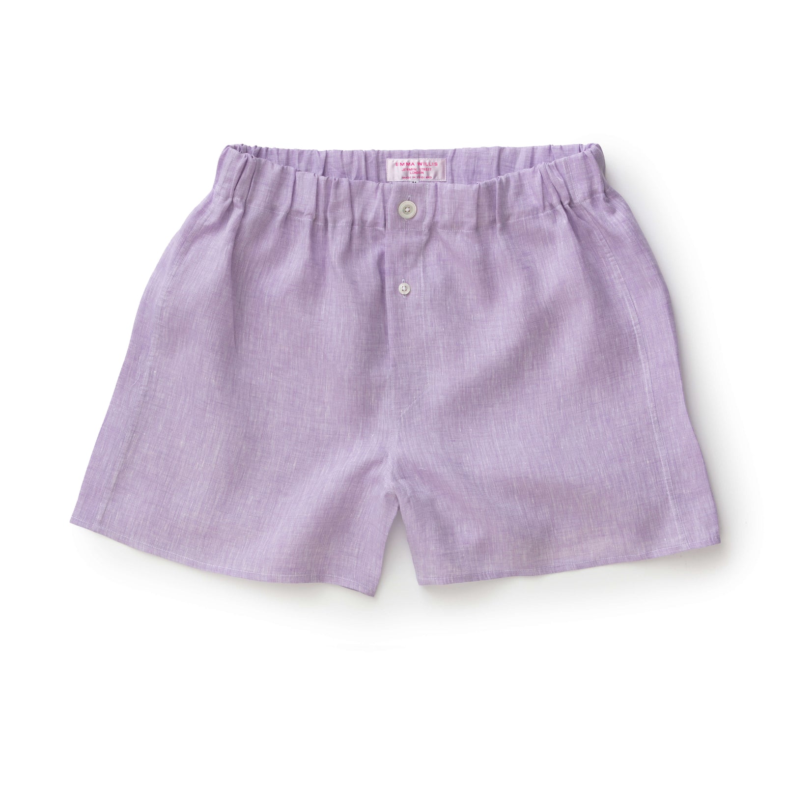 Clematis Linen Boxer Shorts