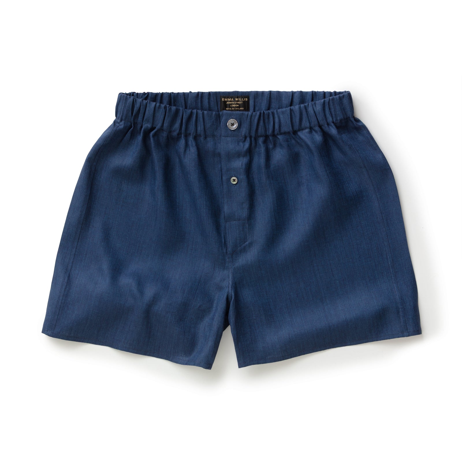 Herringbone Linen Boxer Shorts