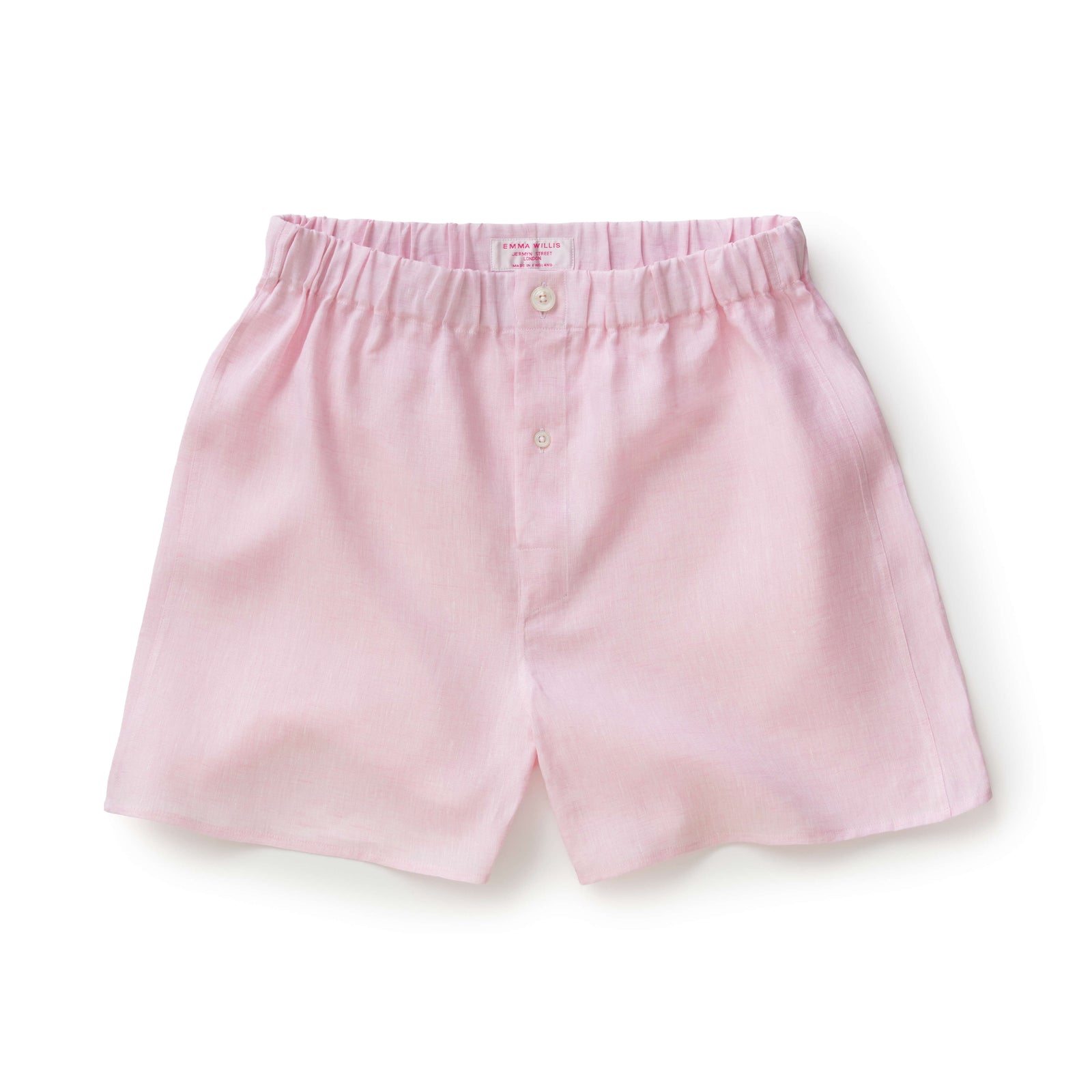 Peony Linen Boxer Shorts