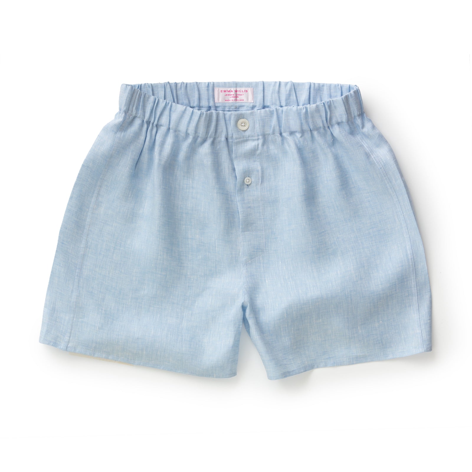 Herringbone Linen Boxer Shorts