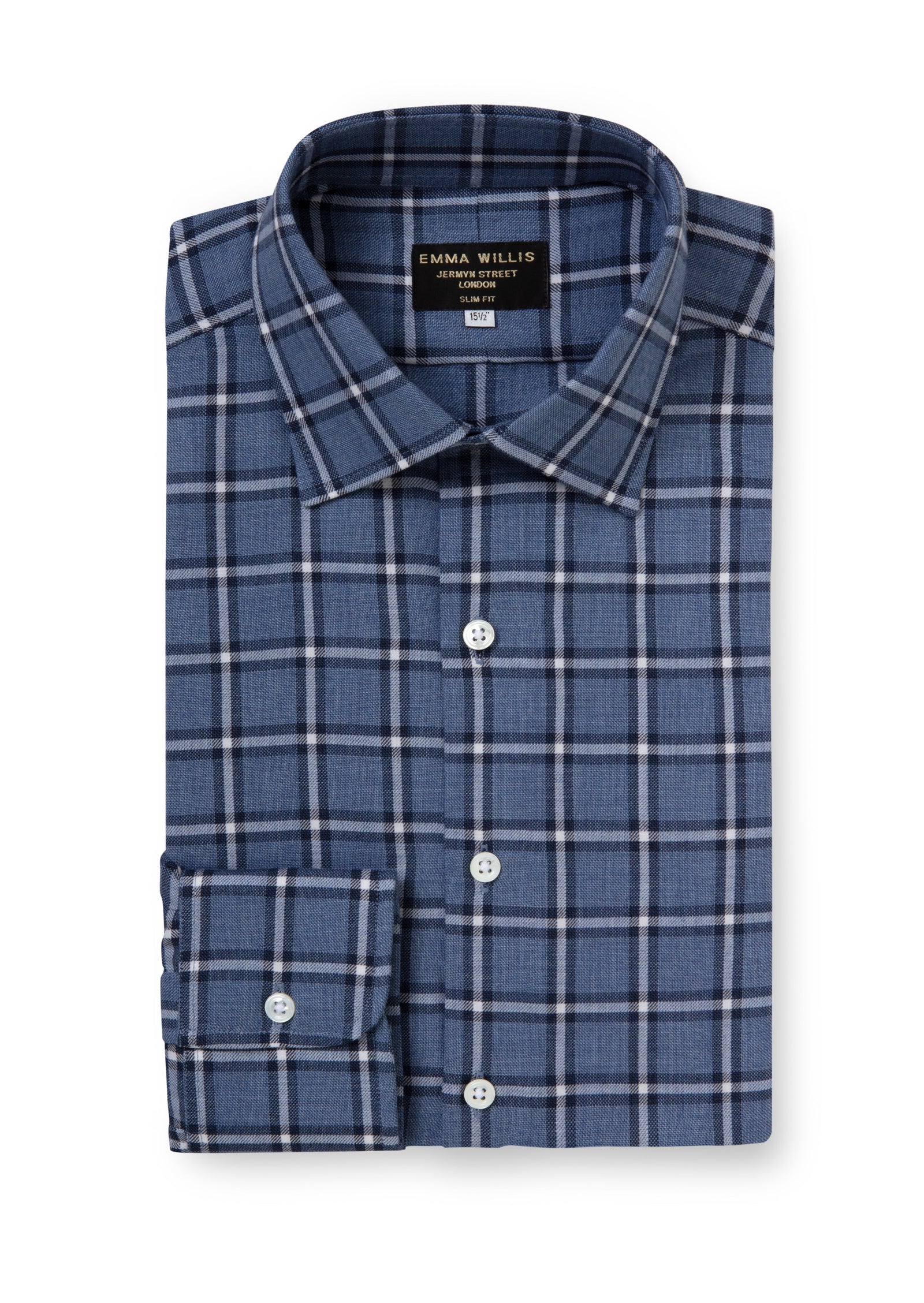 Plaid Brushed Cotton Shirt