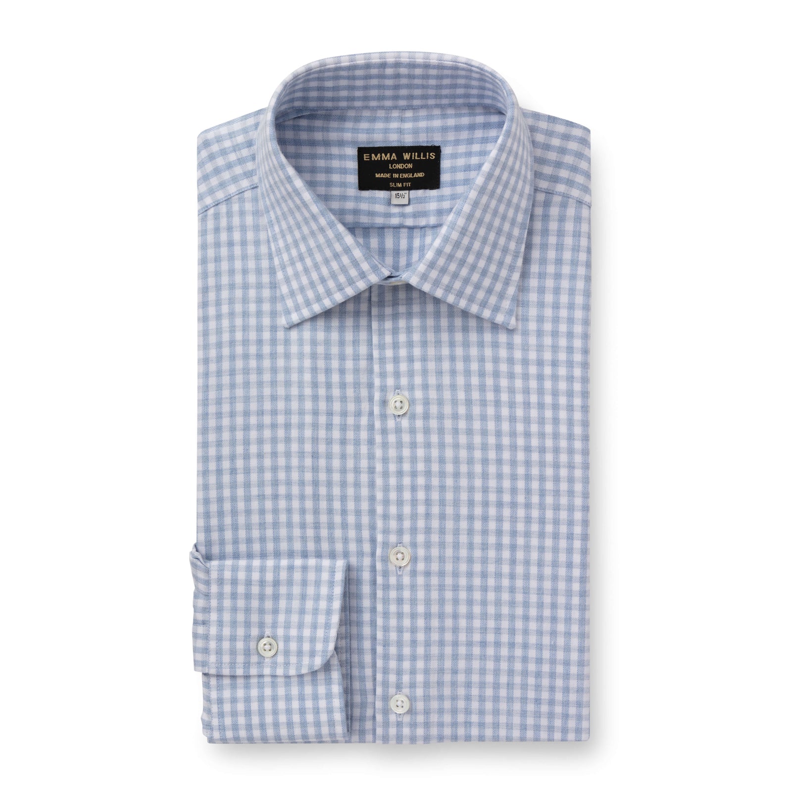 Gingham Brushed Cotton Shirt