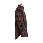 Ruby Chocolate Tartan Brushed Cotton Shirt New