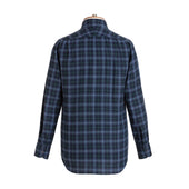 Green Tartan Brushed Cotton Shirt New