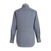 Herringbone Wool Cotton Blend Shirt New
