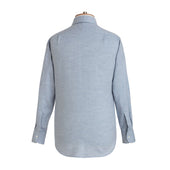 Herringbone Wool Cotton Blend Shirt New