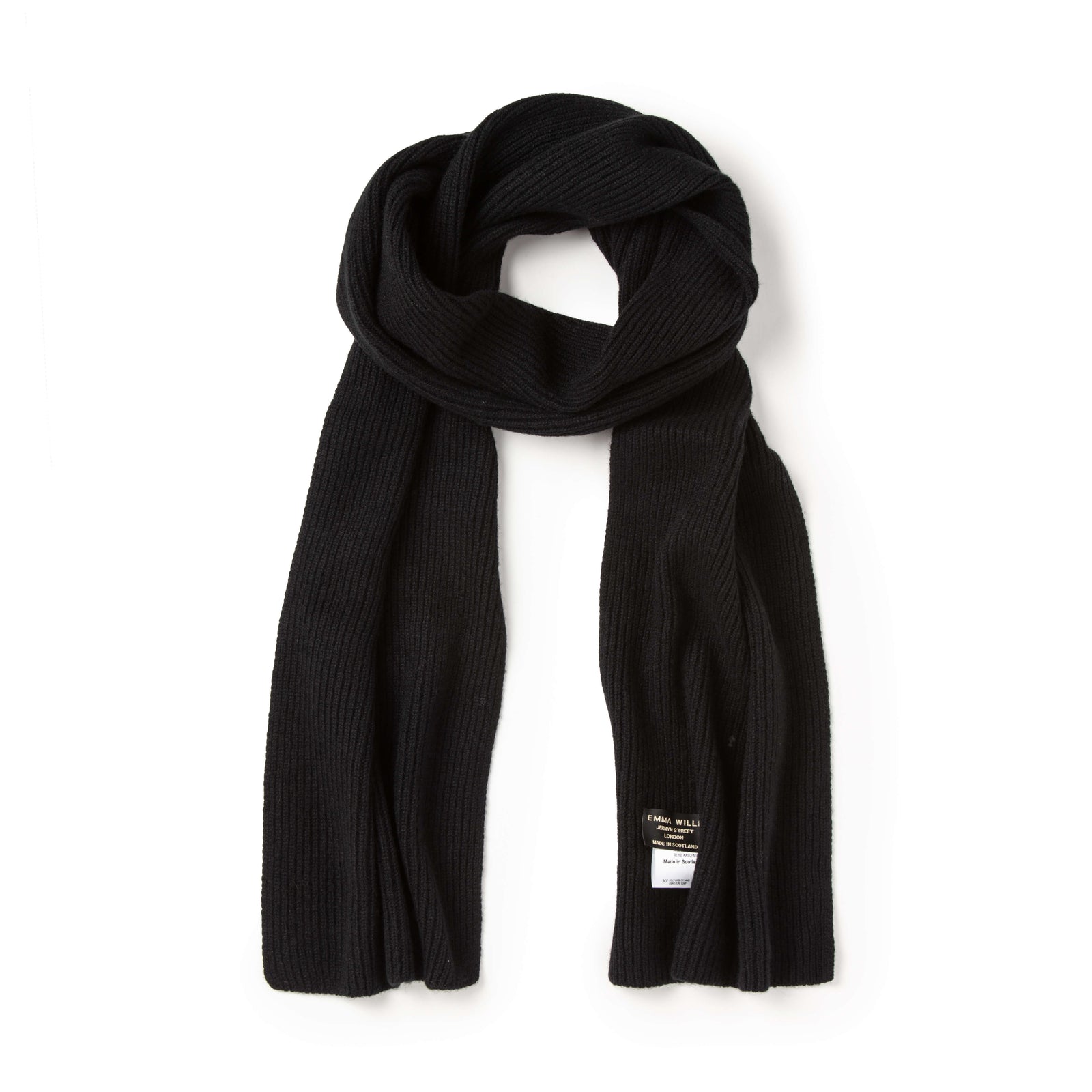 Ribbed Cashmere Scarf New
