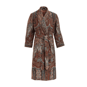 Dragon Fly Paisley Wool Dressing Gown