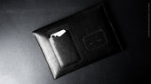 Leather Envelope 11” . Coal