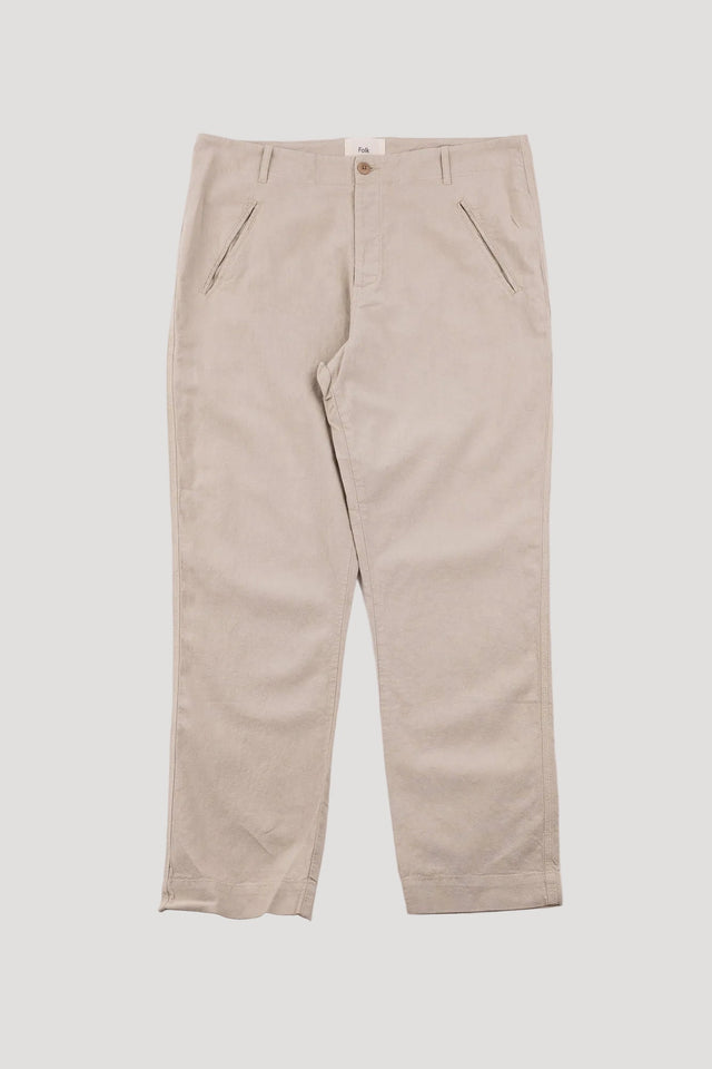 Lean Assembly Pant - Stone Linen