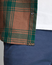 Large Scale Plaid Western Shirt
