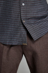Melange Gingham Cedar Shirt