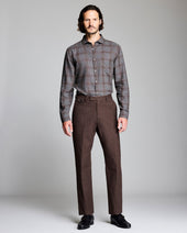 Grid Plaid Pickwick Shirt